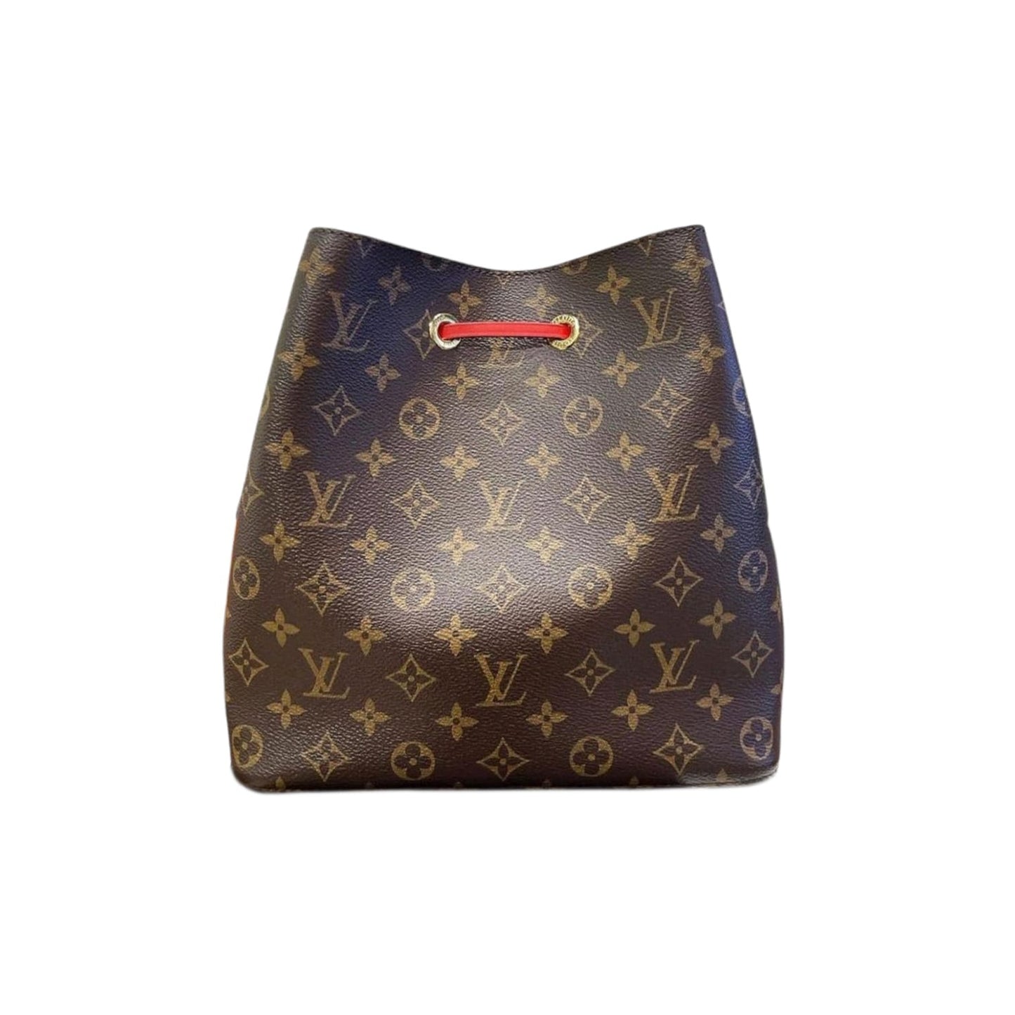 Louis-Vuitton MM Monogram NeoNoe Coquelicot Red GHW