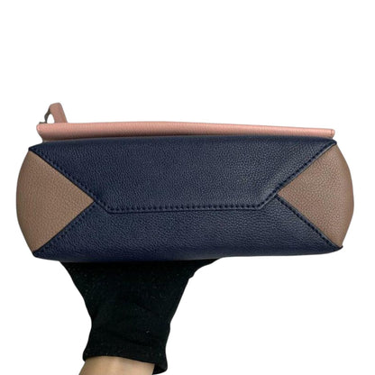 Louis-Vuitton BB Lockme II Pink Blue Beige SHW