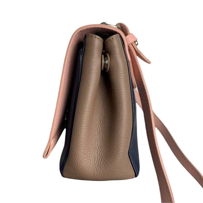 Louis-Vuitton BB Lockme II Pink Blue Beige SHW
