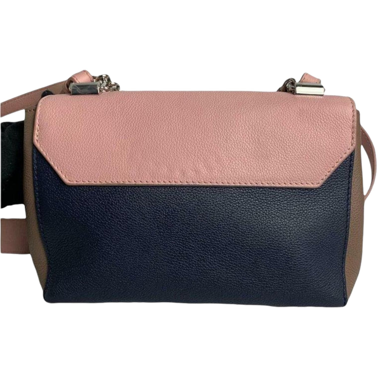Louis-Vuitton BB Lockme II Pink Blue Beige SHW