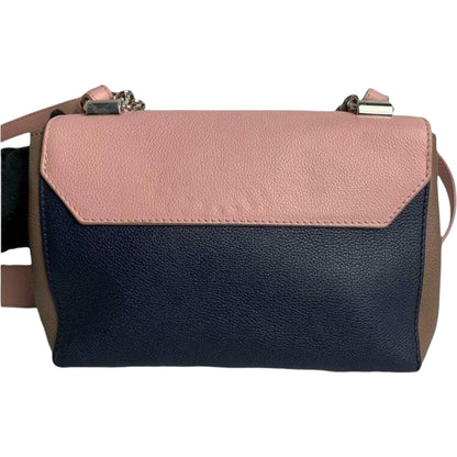 Louis-Vuitton BB Lockme II Pink Blue Beige SHW