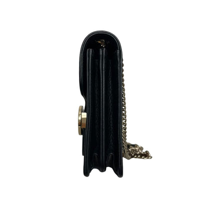 Gucci Small Interlocking GG Calfskin Black GHW