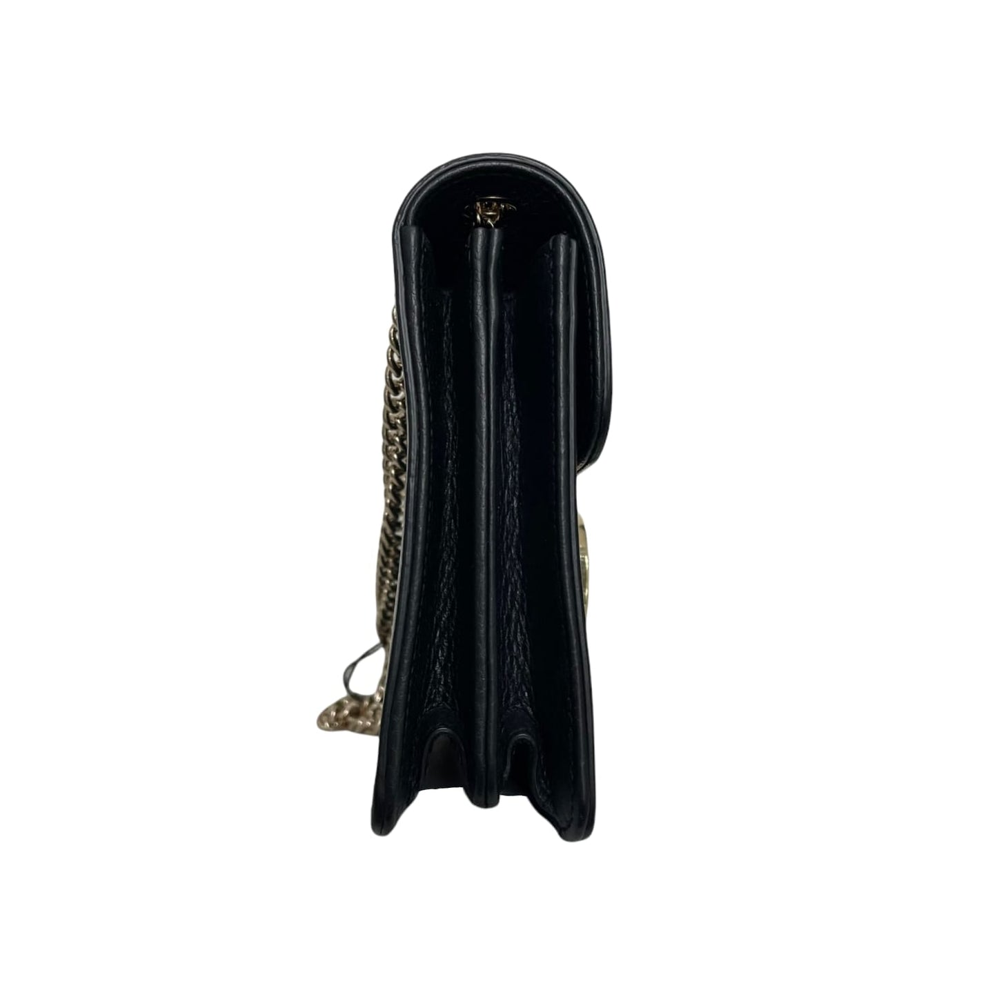 Gucci Small Interlocking GG Calfskin Black GHW