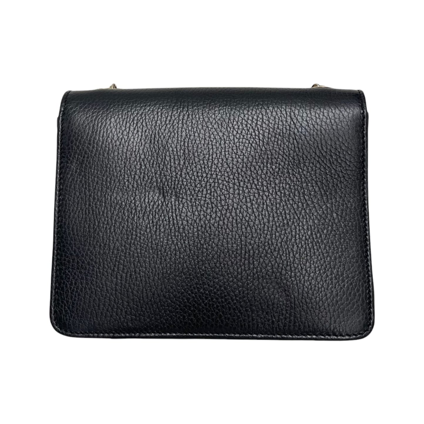 Gucci Small Interlocking GG Calfskin Black GHW