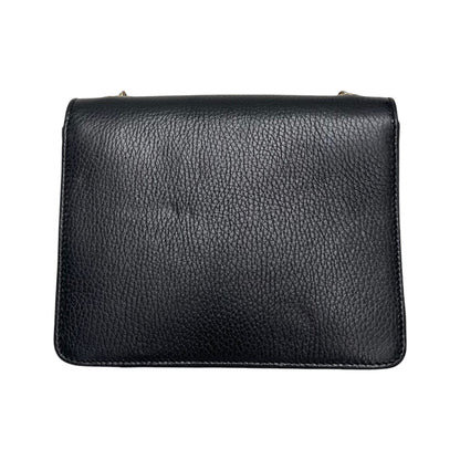 Gucci Small Interlocking GG Calfskin Black GHW