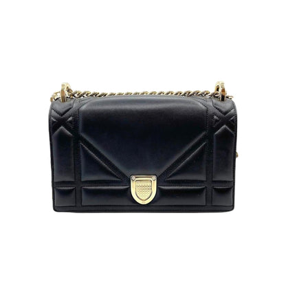 Medium Diorama Lambskin Black GHW