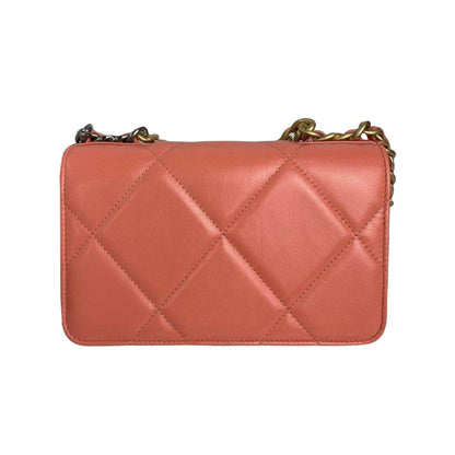 19 Goatskin Quilted WOC Orange GHW SHW RHW