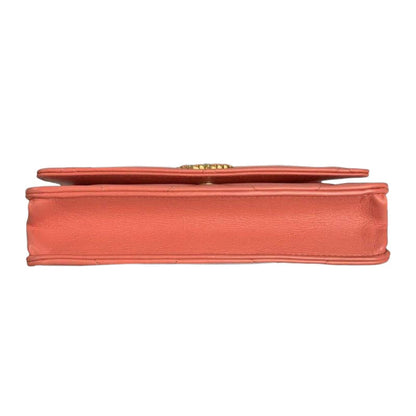 19 Goatskin Quilted WOC Orange GHW SHW RHW