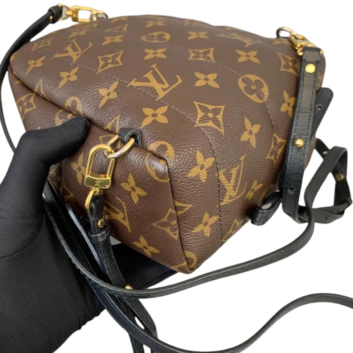 Louis-Vuitton Mini Palm Springs Monogram GHW