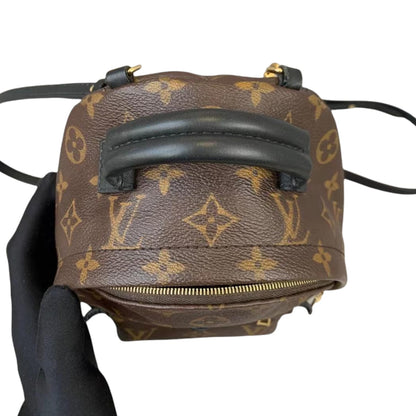Louis-Vuitton Mini Palm Springs Monogram GHW