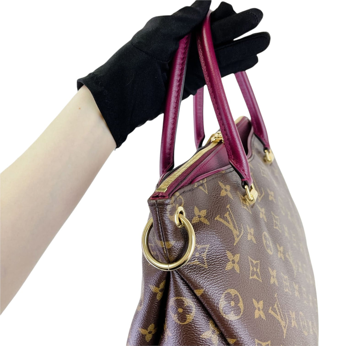 Louis-Vuitton MM Pallas Monogram Aurore GHW