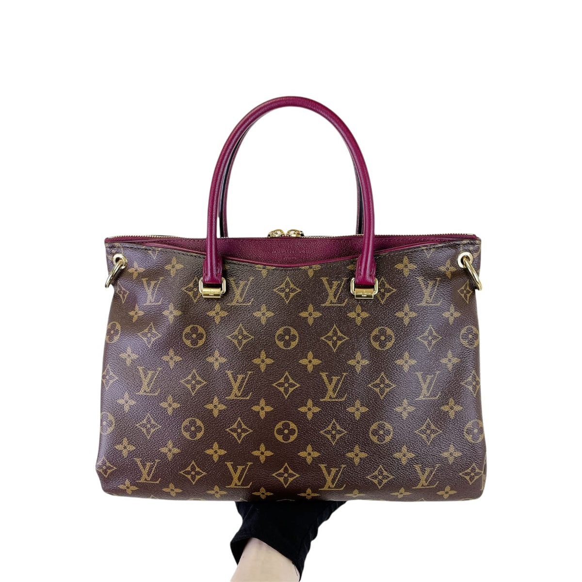 Louis-Vuitton MM Pallas Monogram Aurore GHW