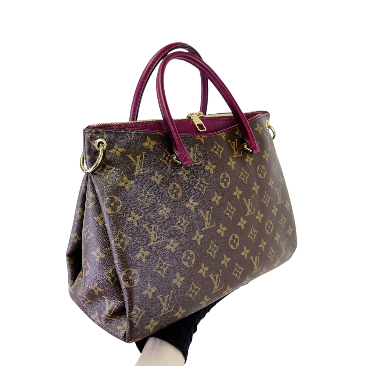 Louis-Vuitton MM Pallas Monogram Aurore GHW