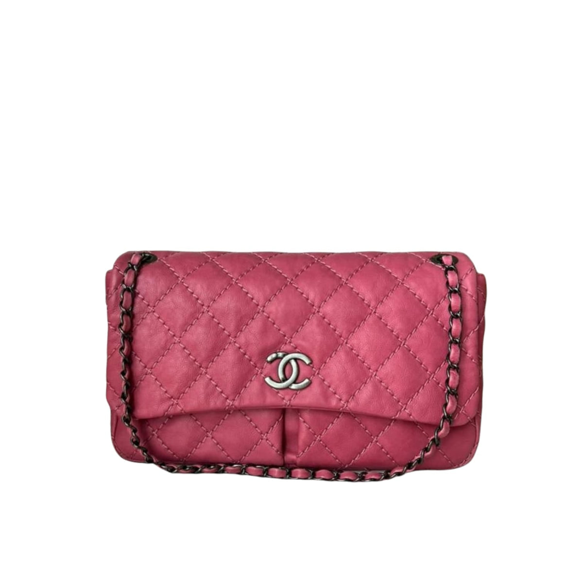 Seasonal Flap Lambskin Pink RHW