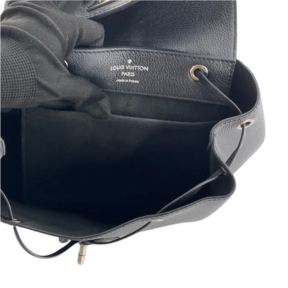 Louis-Vuitton LockMe Backpack Calfskin Black SHW