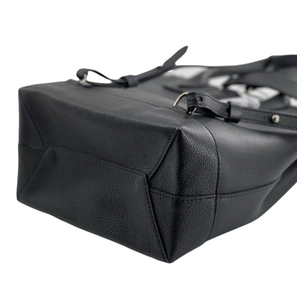 Louis-Vuitton LockMe Backpack Calfskin Black SHW