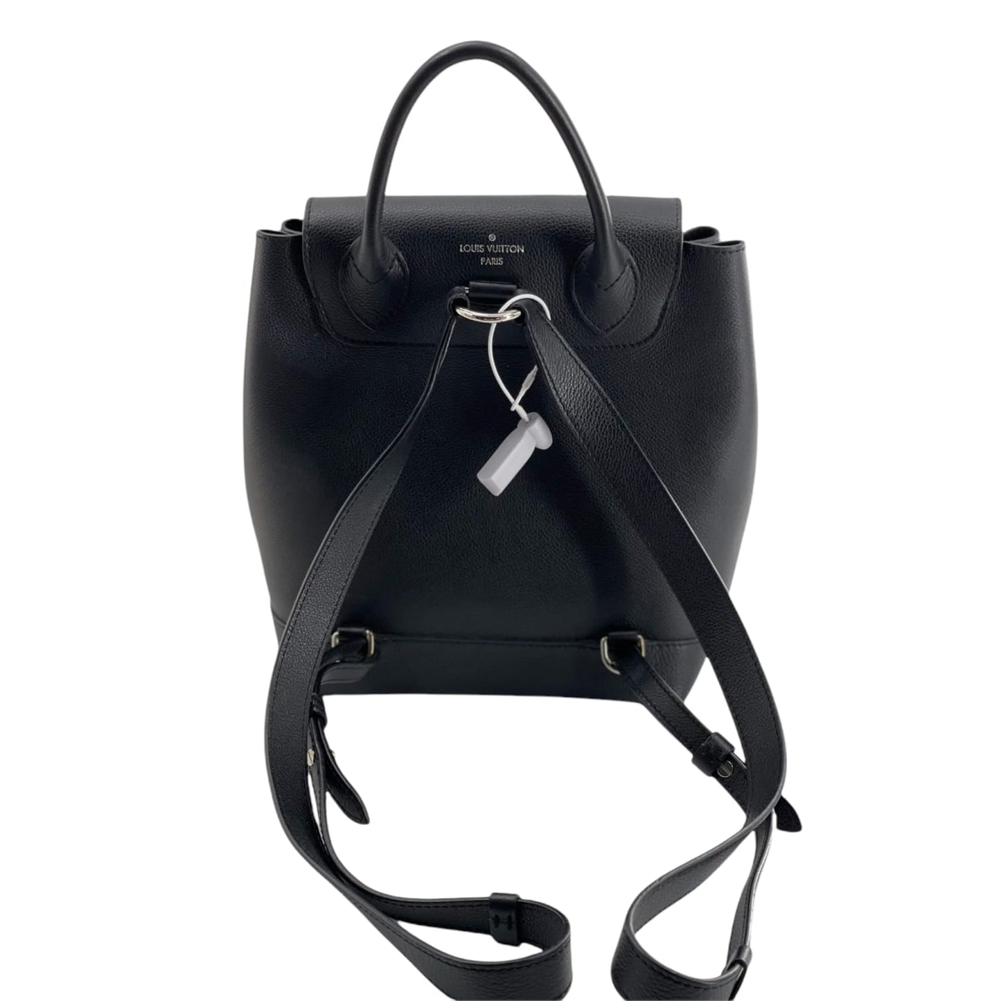 Louis-Vuitton LockMe Backpack Calfskin Black SHW