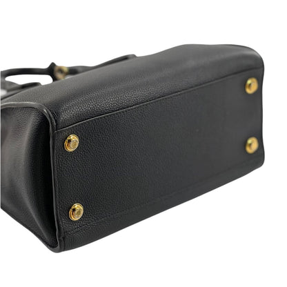 Louis-Vuitton PM City Steamer Calfskin Black GHW