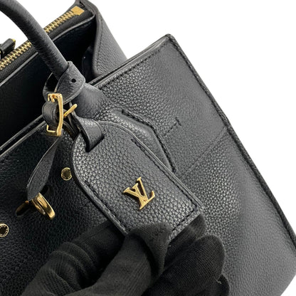 Louis-Vuitton PM City Steamer Calfskin Black GHW