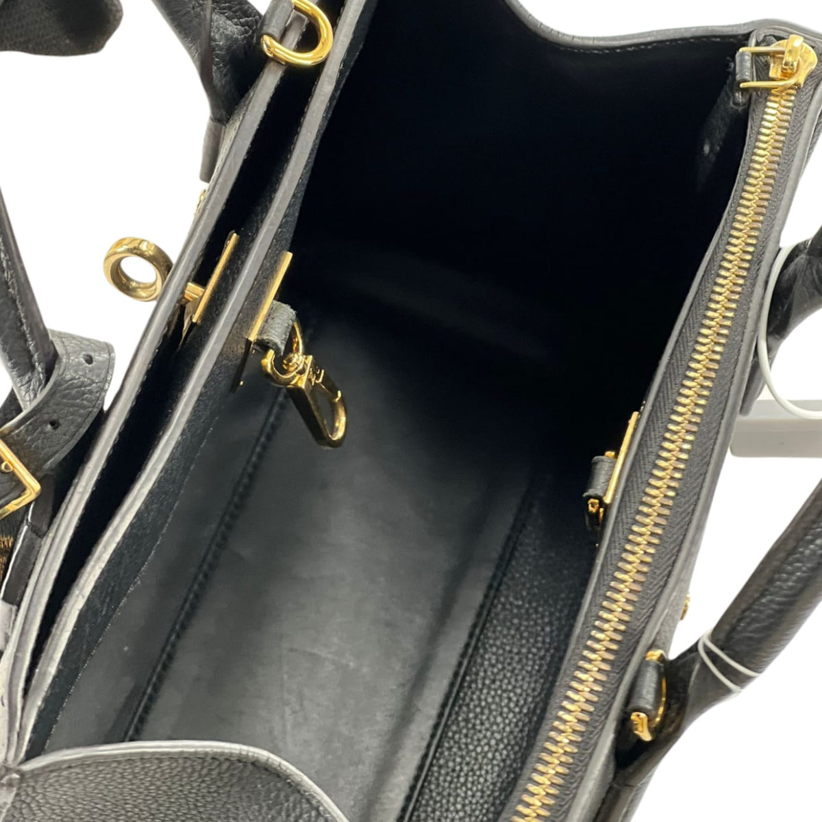 Louis-Vuitton PM City Steamer Calfskin Black GHW