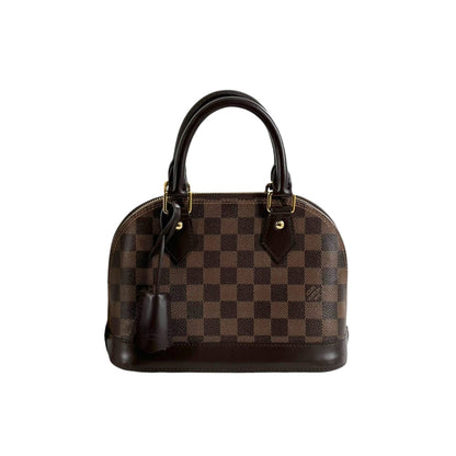 Louis-Vuitton BB Alma Damier Ebene Brown GHW