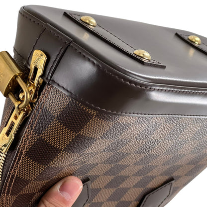Louis-Vuitton BB Alma Damier Ebene Brown GHW