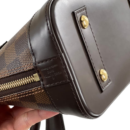Louis-Vuitton BB Alma Damier Ebene Brown GHW