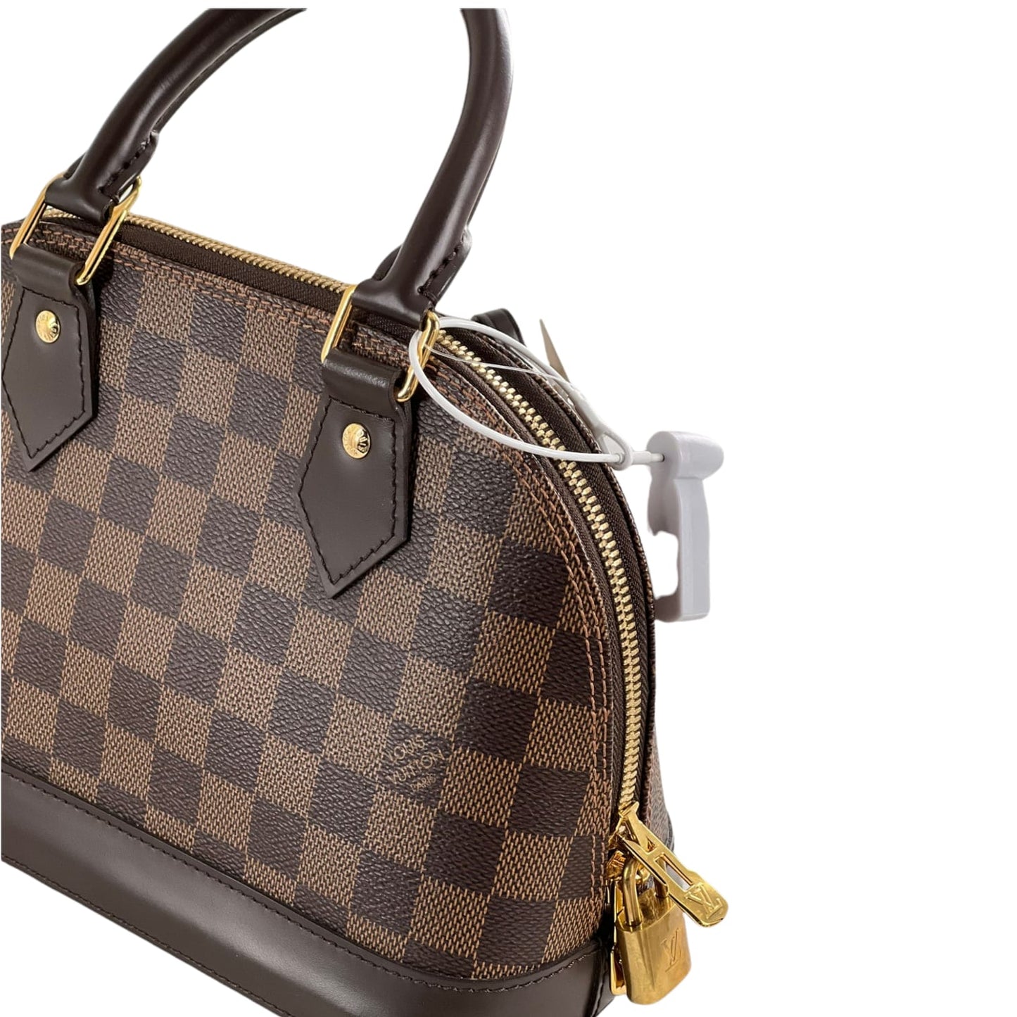 Louis-Vuitton BB Alma Damier Ebene Brown GHW