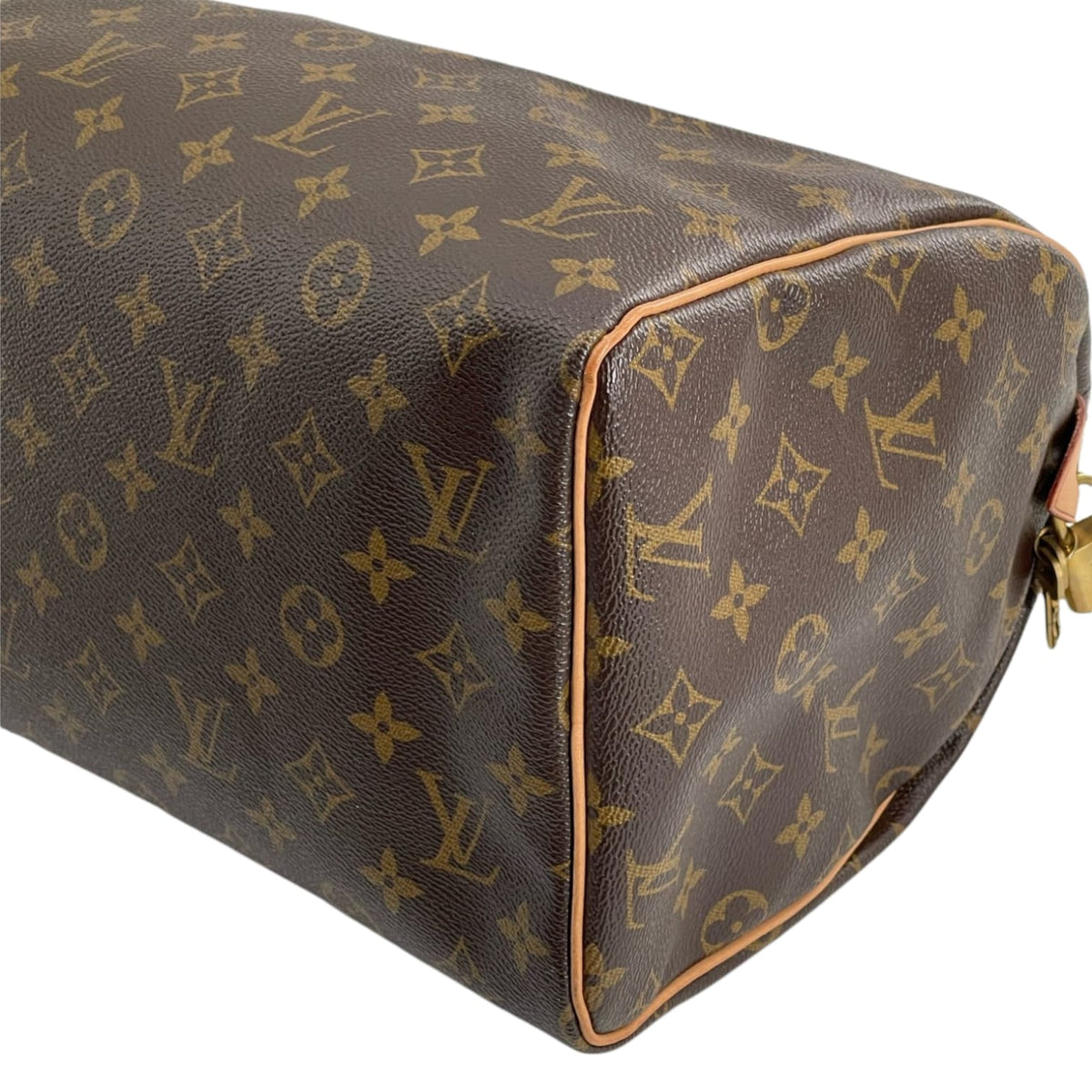 Louis-Vuitton Monogram Speedy 30 Brown GHW