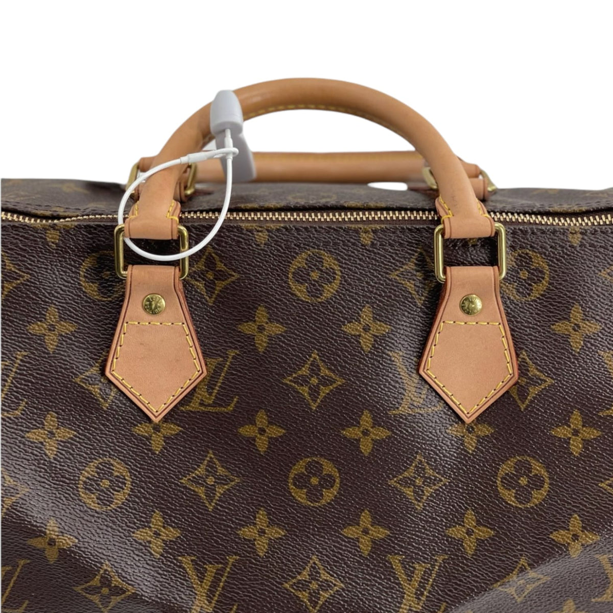 Louis-Vuitton Monogram Speedy 30 Brown GHW