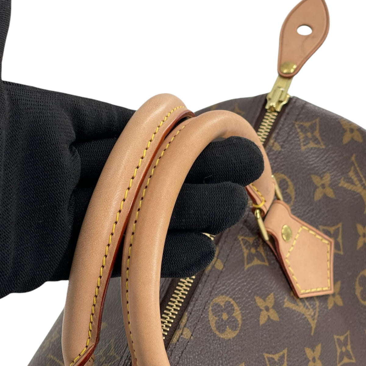 Louis-Vuitton Monogram Speedy 30 Brown GHW
