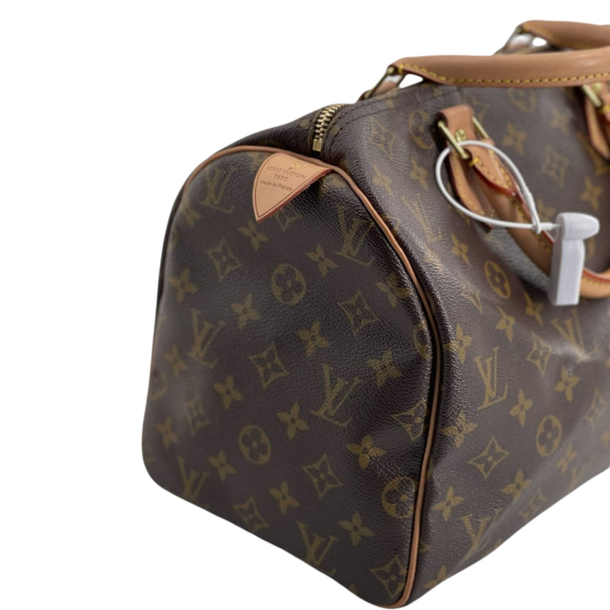 Louis-Vuitton Monogram Speedy 30 Brown GHW