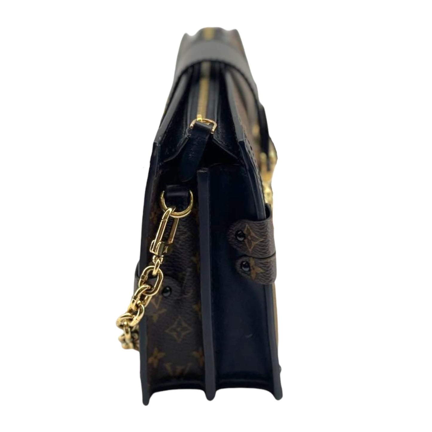Louis-Vuitton Trunk Clutch Reverse Monogram GHW