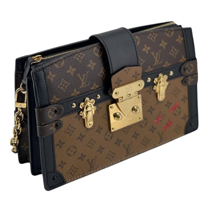 Louis-Vuitton Trunk Clutch Reverse Monogram GHW