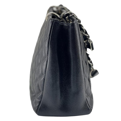 Grand Shopping Tote GST Caviar Black SHW