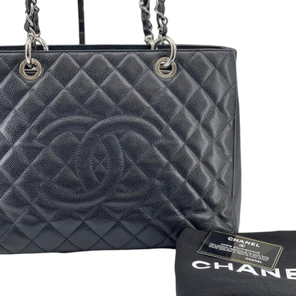 Grand Shopping Tote GST Caviar Black SHW