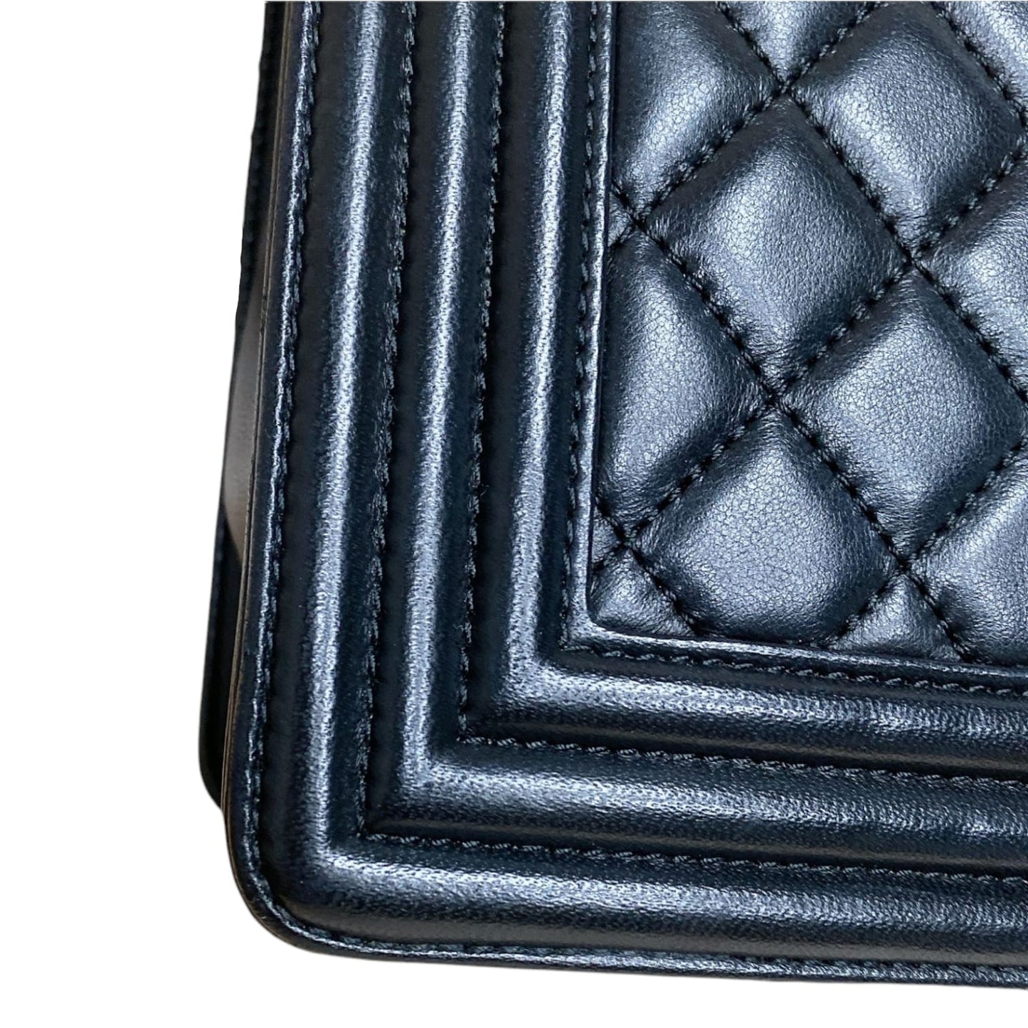 New Medium Boy Lambskin Black GHW