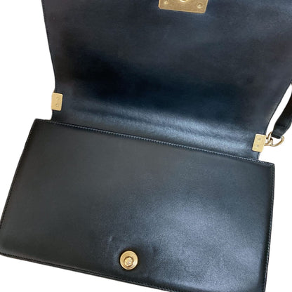New Medium Boy Lambskin Black GHW