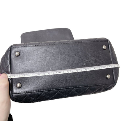 CC Diamond Quilted Flap Black SHW