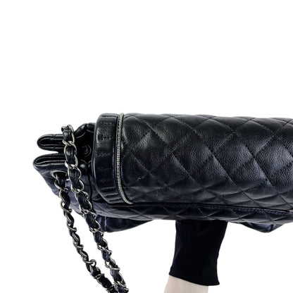 CC Diamond Quilted Flap Black SHW