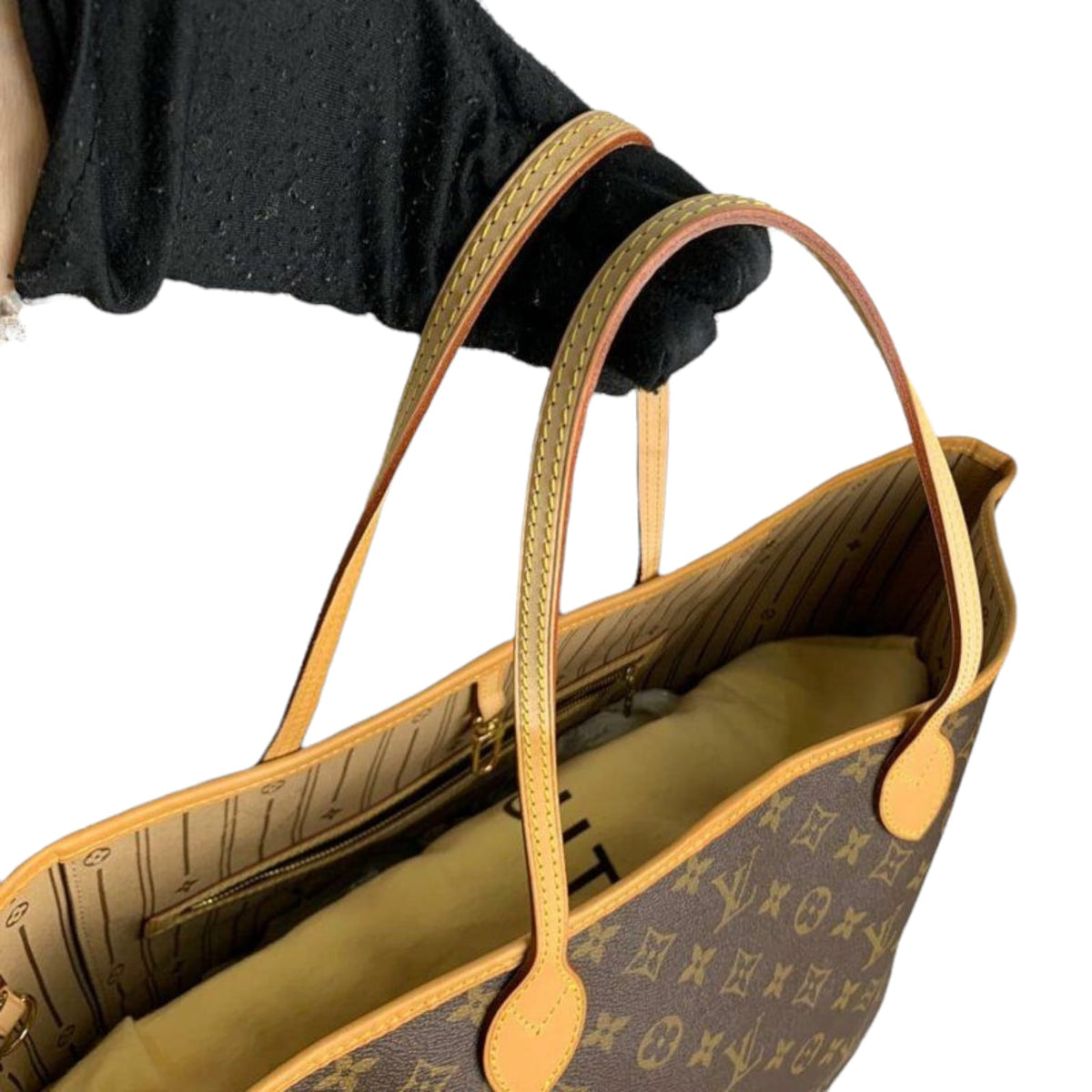 Louis-Vuitton GM Neverfull Monogram Coated Canvas GHW