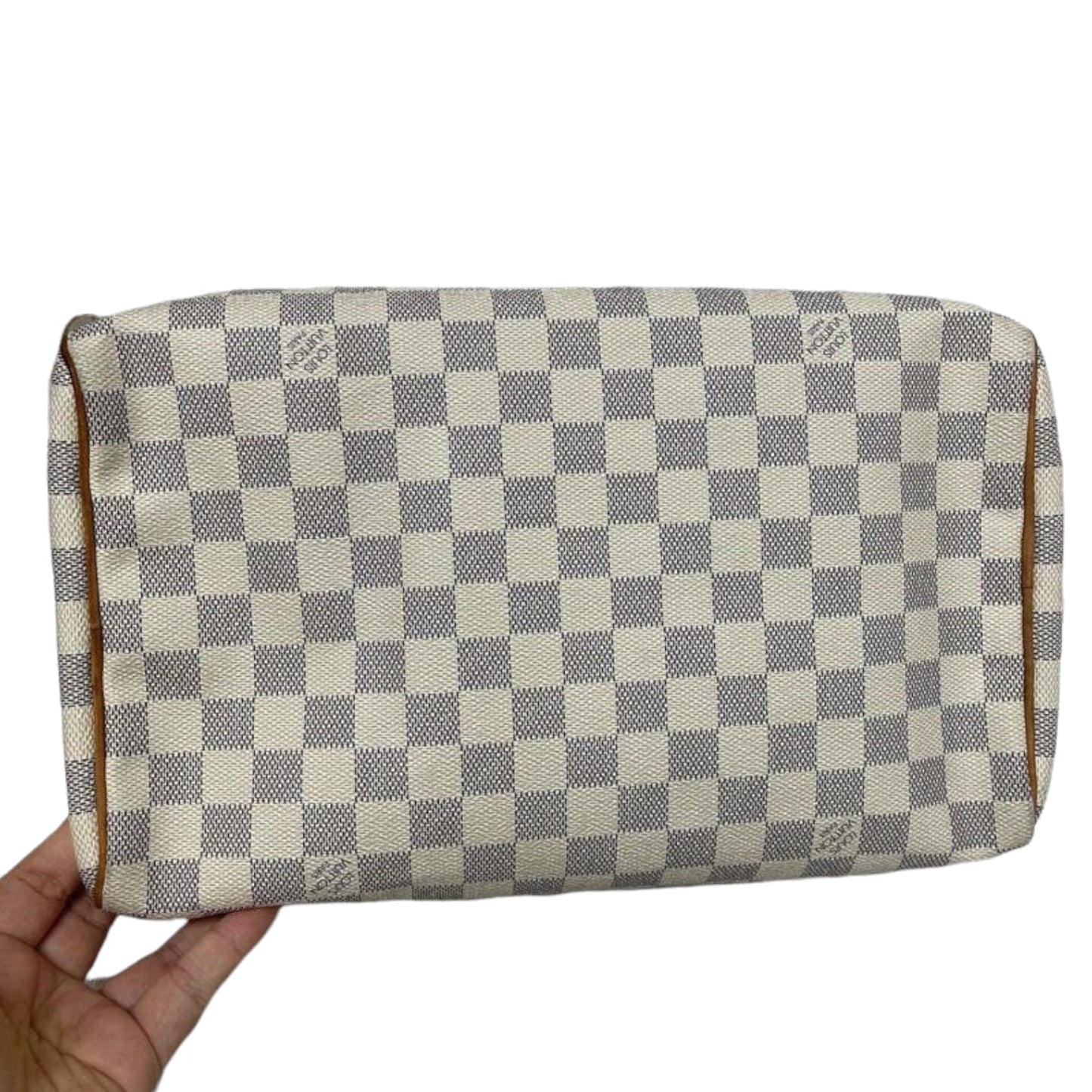 Louis-Vuitton Speedy 30 Damier Azur Canvas GHW