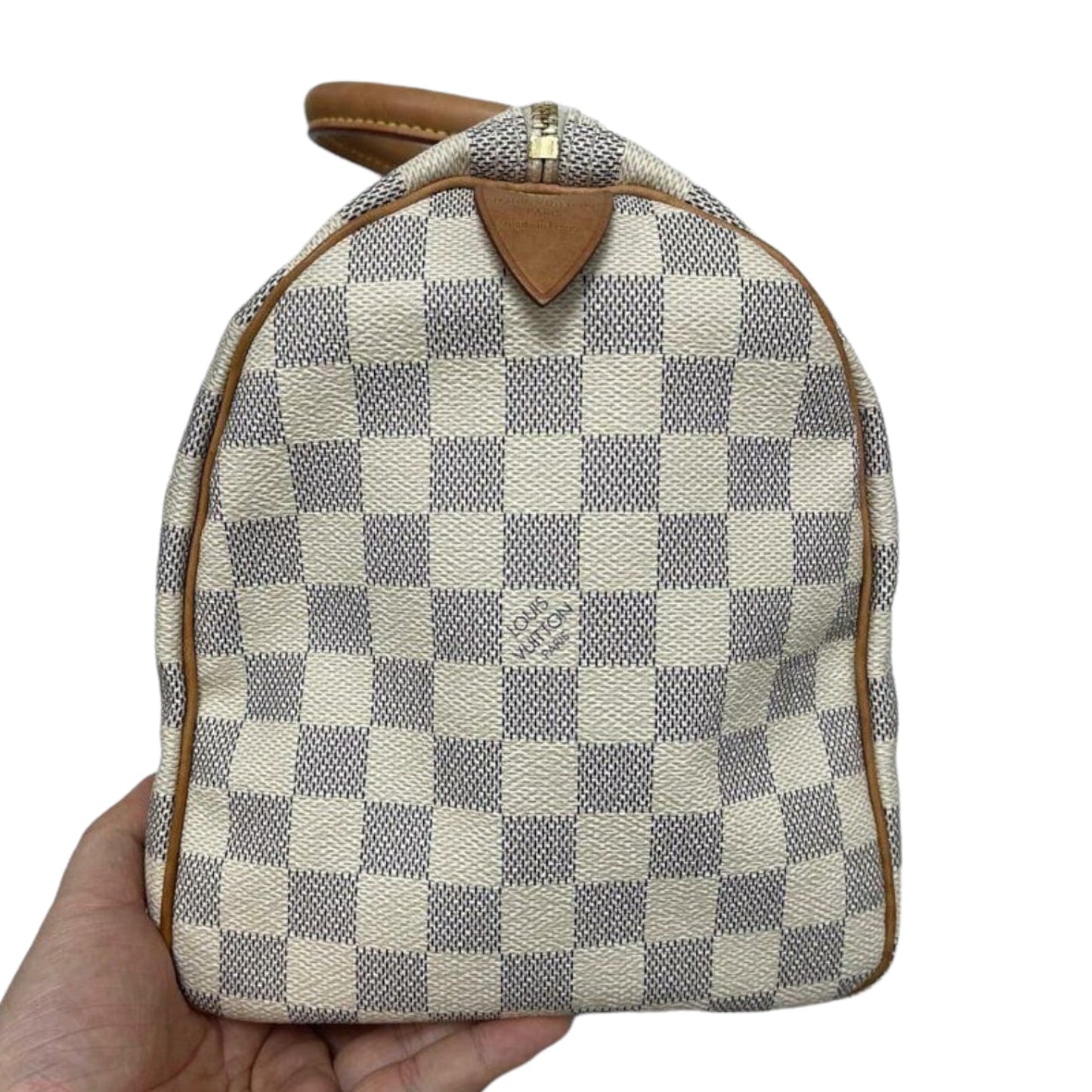 Louis-Vuitton Speedy 30 Damier Azur Canvas GHW