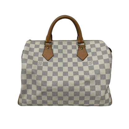 Louis-Vuitton Speedy 30 Damier Azur Canvas GHW