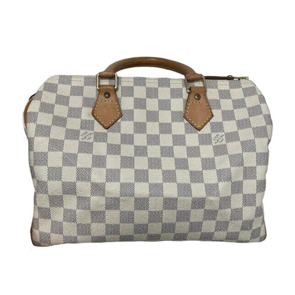 Louis-Vuitton Speedy 30 Damier Azur Canvas GHW