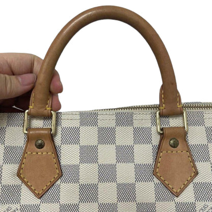 Louis-Vuitton Speedy 30 Damier Azur Canvas GHW