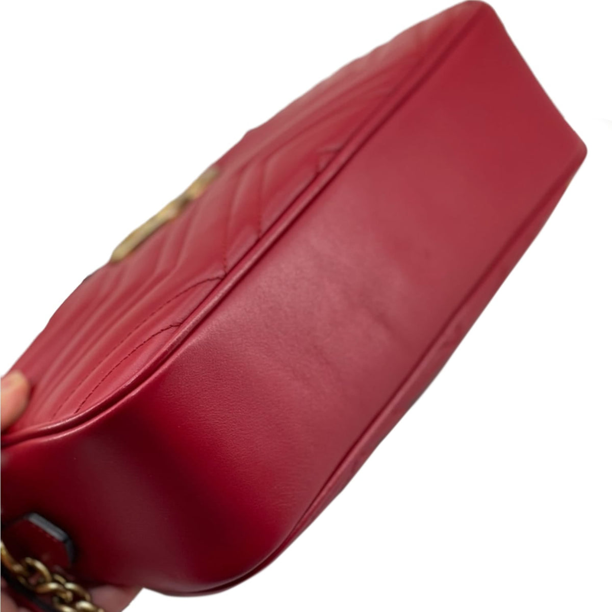 Gucci Small GG Marmont Matelassé Red