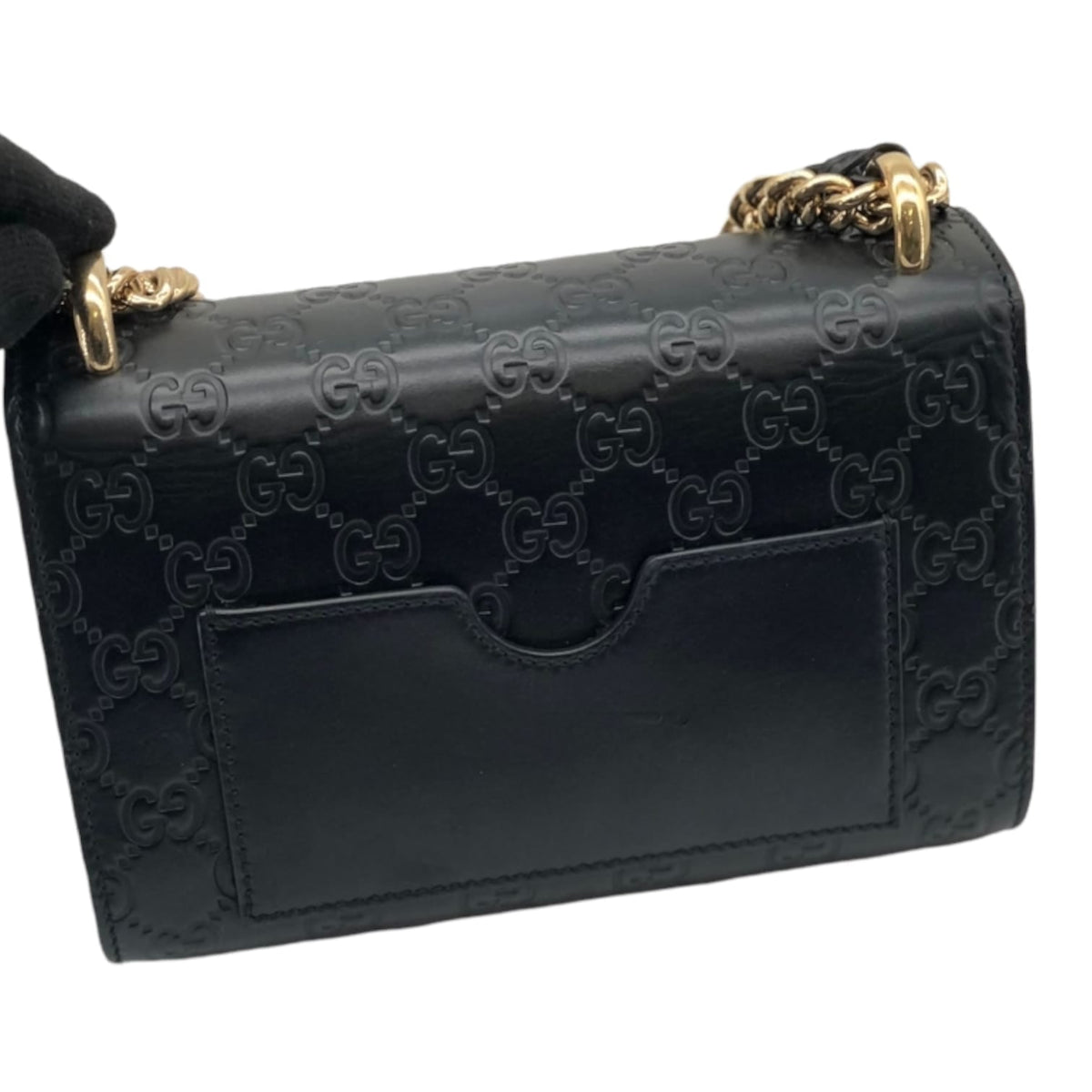 Gucci Small Padlock Signature Black GHW