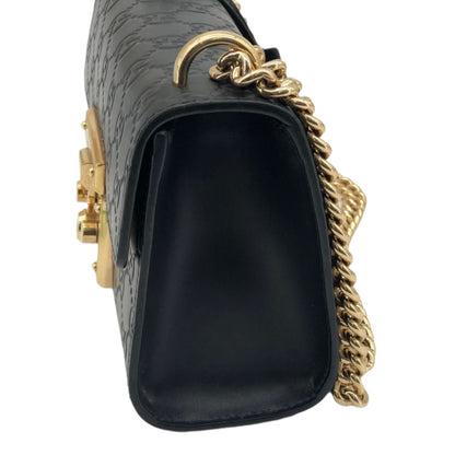 Gucci Small Padlock Signature Black GHW
