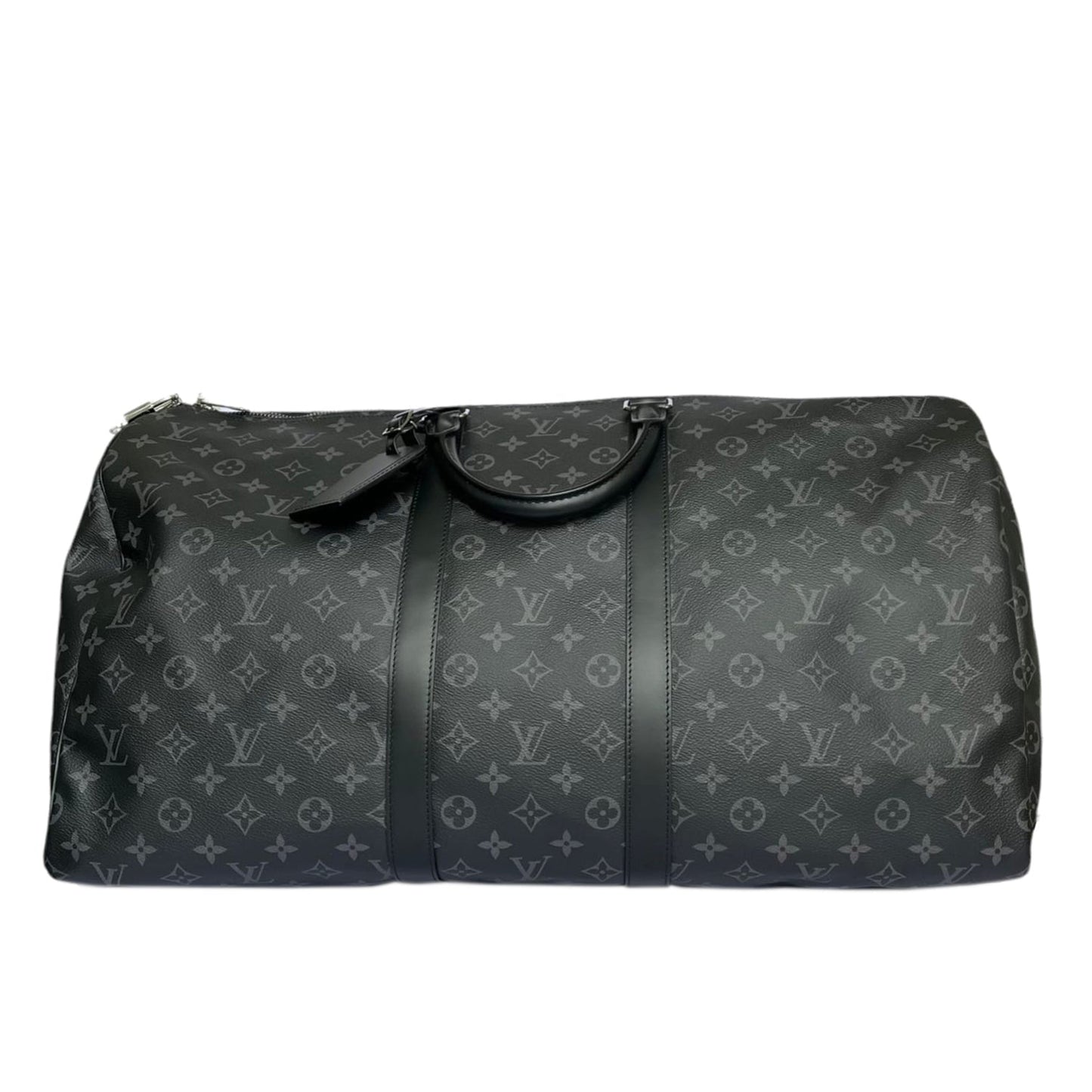 Louis-Vuitton Keepall Bandoulière 55 Monogram Eclipse SHW